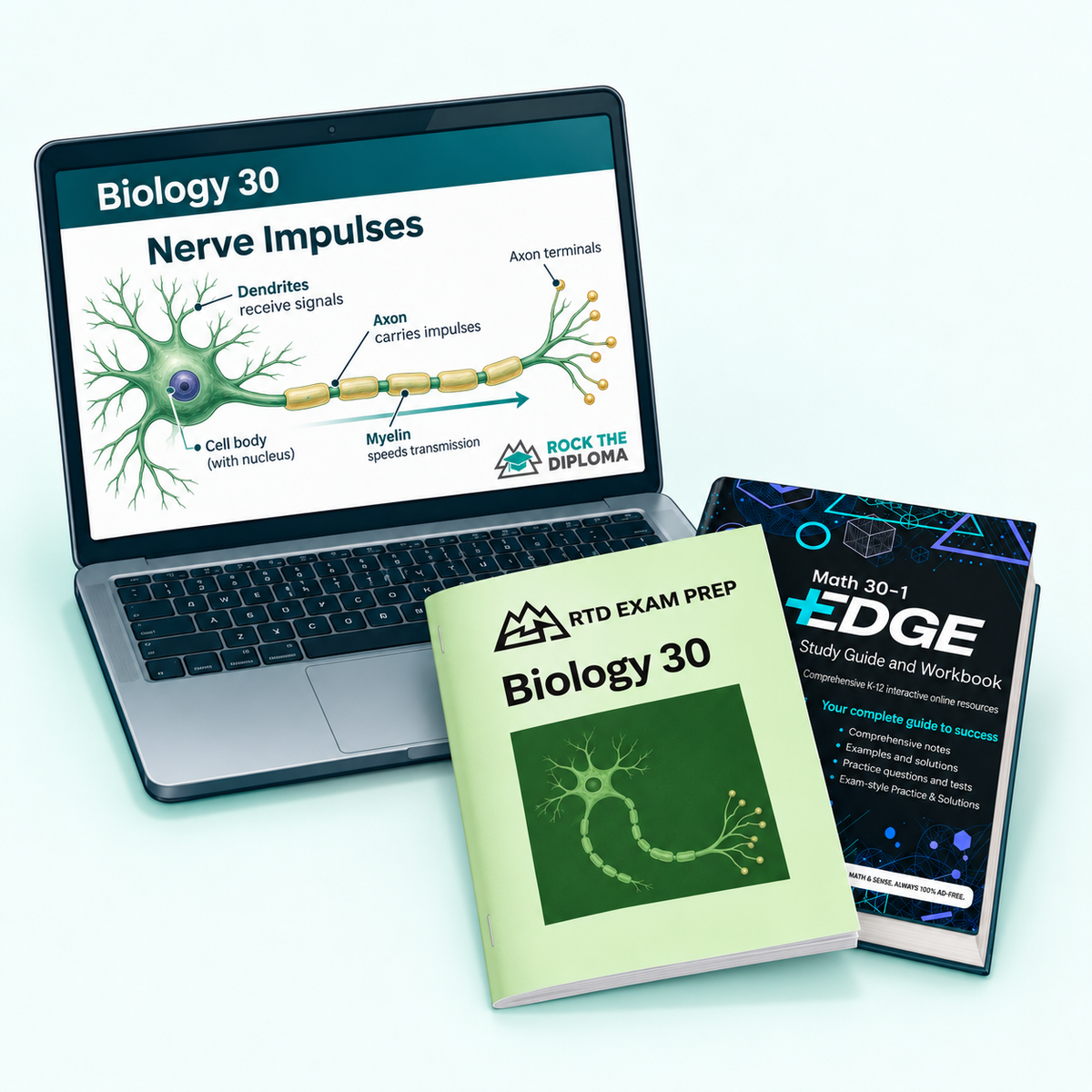 RTD Biology 30 and Math 30-1 EDGE learning resources.