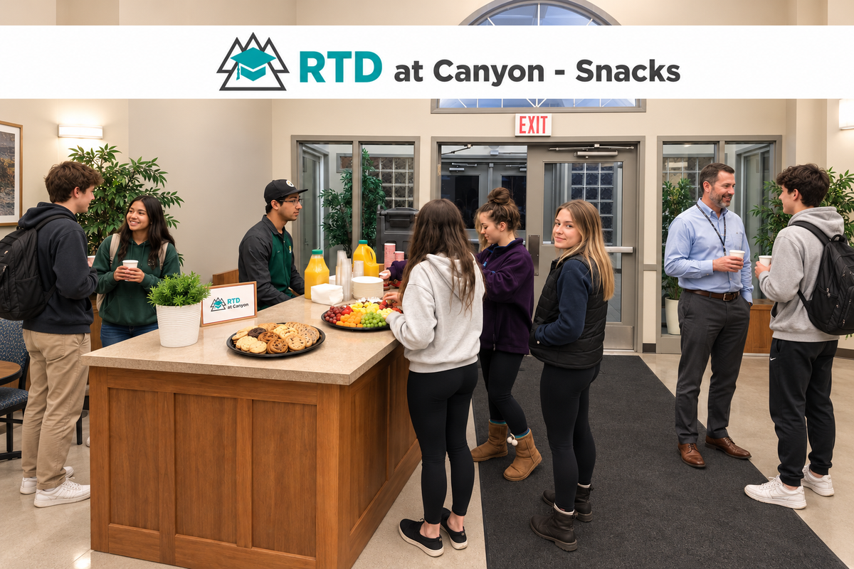 Canyon snack break with students — Canyon Meadows, Calgary