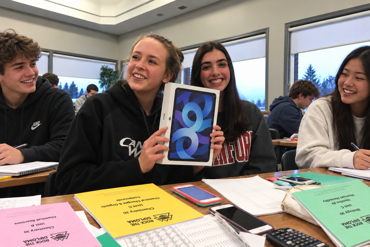 Classroom study with student-facing booklets — Canyon Meadows, Calgary