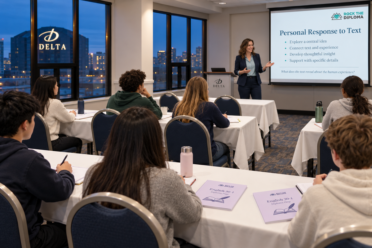Rock the Diploma hotel classroom — Delta South, Edmonton
