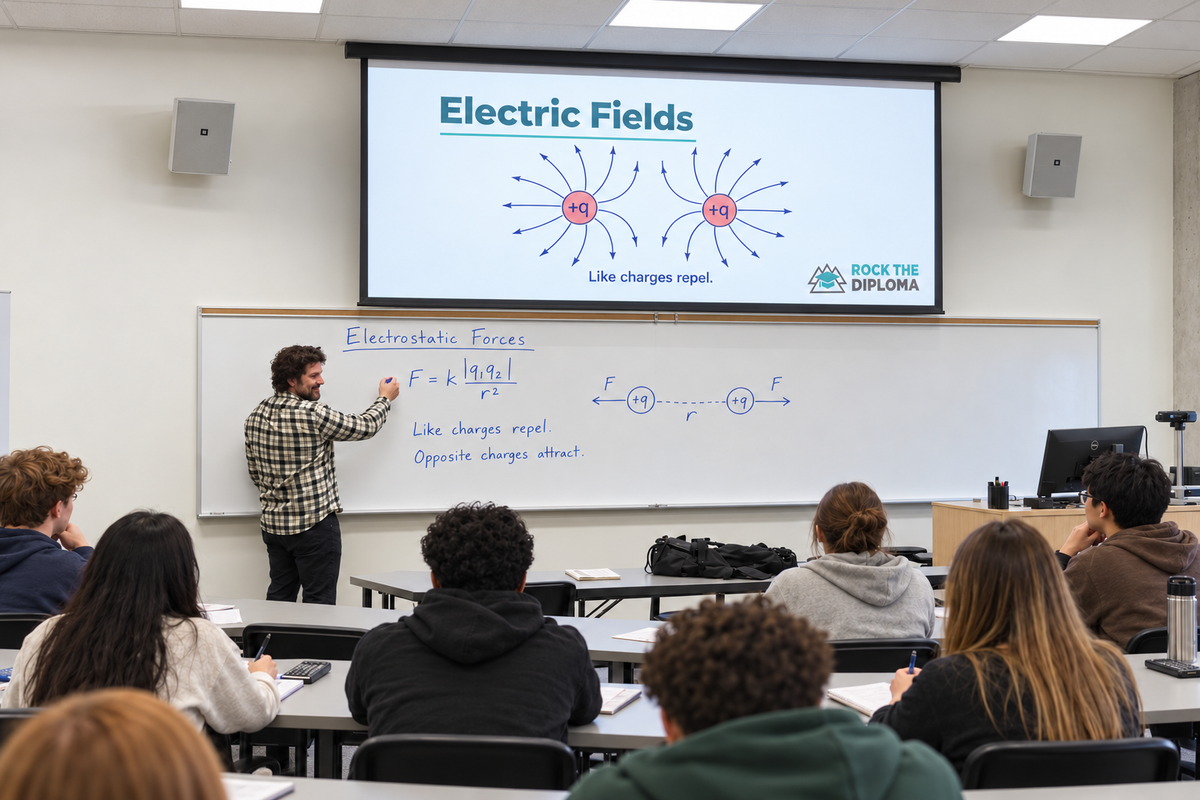 Electrostatic Forces Classroom Lecture — MacEwan, Edmonton