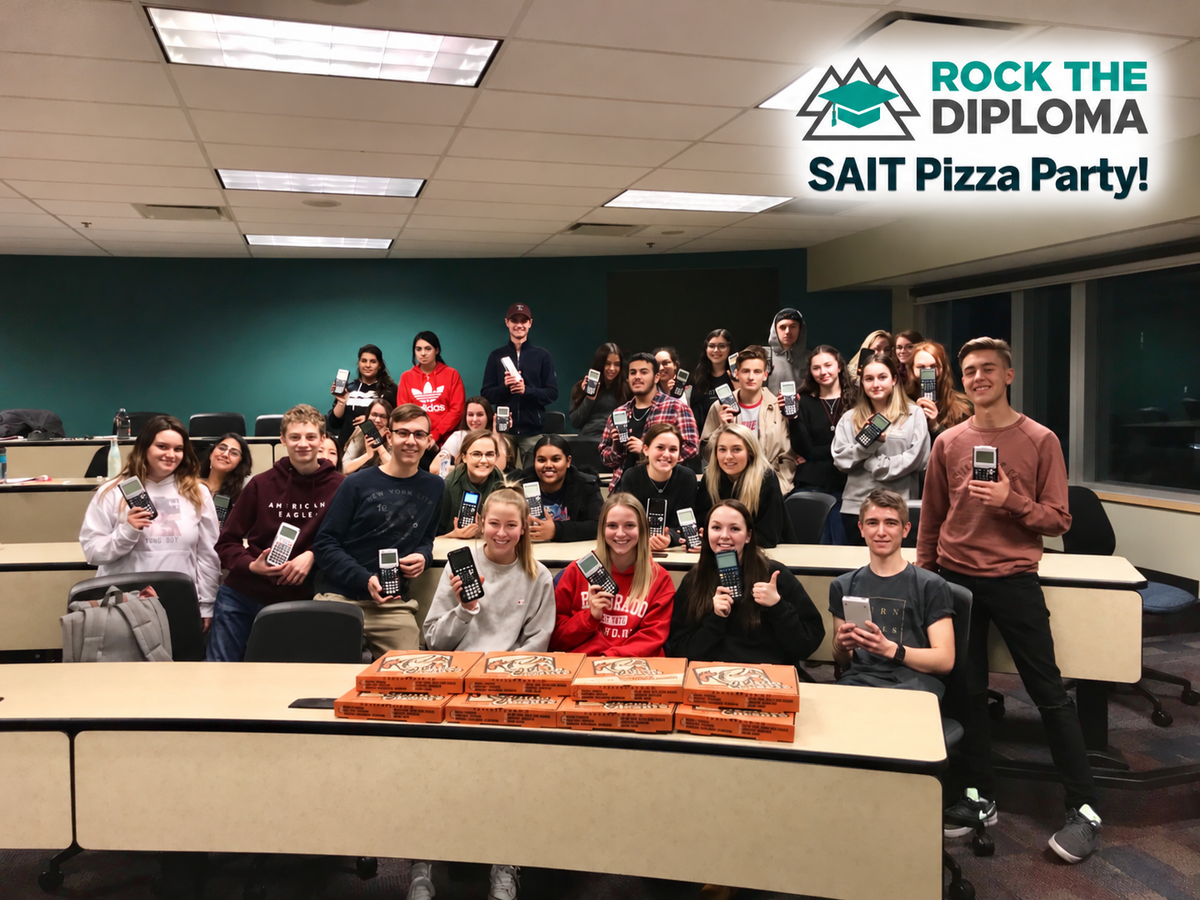 SAIT Pizza Party Classroom Celebration — SAIT, Calgary